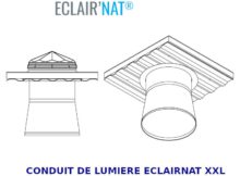 Conduit de lumière XXL sur bac acier ECLAIRNAT®